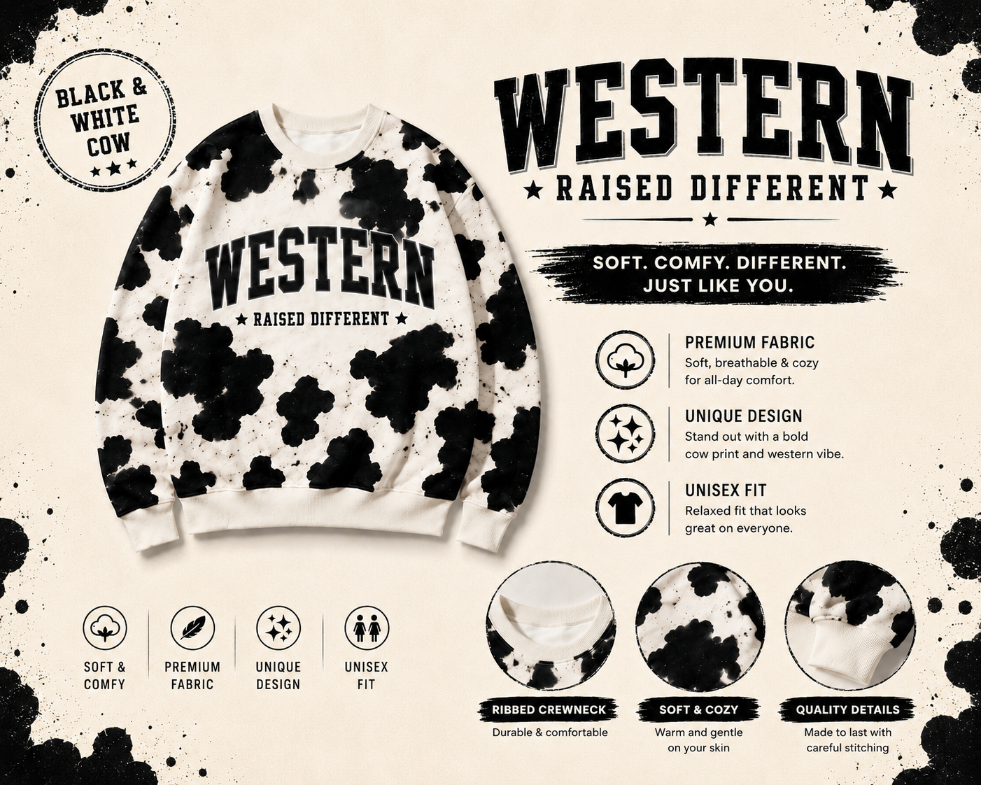 🤎Handmade Western Sweatshirts 🐄
