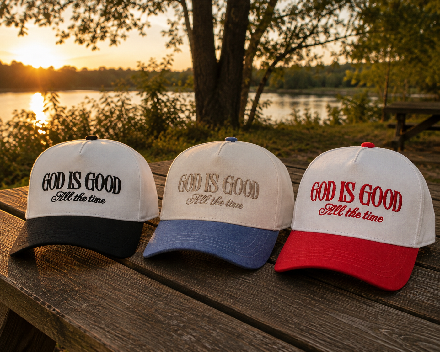 “God Is Good” Handmade Hats ✝️